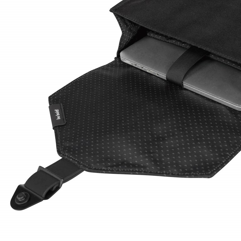 Rucksack AS02 einfarbig mit Laptopfach 15,6 Zoll Beautyful Black, Farbe: schwarz, Marke: Bold Banana, EAN: 8719874694797, Abmessungen in cm: 31x40x12, Bild 7 von 7