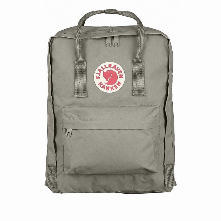 Rucksack Kånken Fog, Farbe: grau, Marke: Fjällräven, EAN: 7323450014704, Abmessungen in cm: 27x38x13, Bild 1 von 15