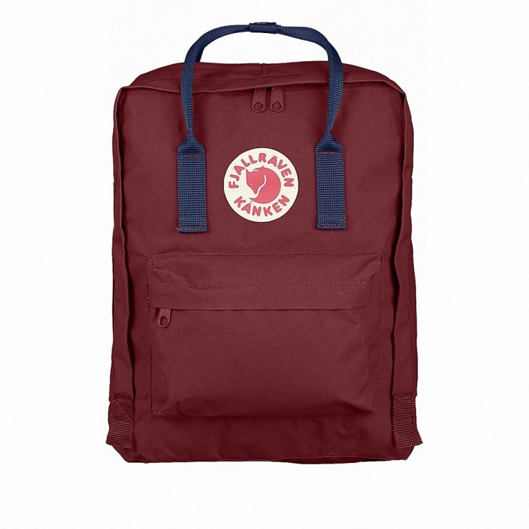 Rucksack Kånken Ox Red Royal Blue, Farbe: rot/weinrot, Marke: Fjällräven, EAN: 7392158773794, Abmessungen in cm: 27x38x13, Bild 1 von 15