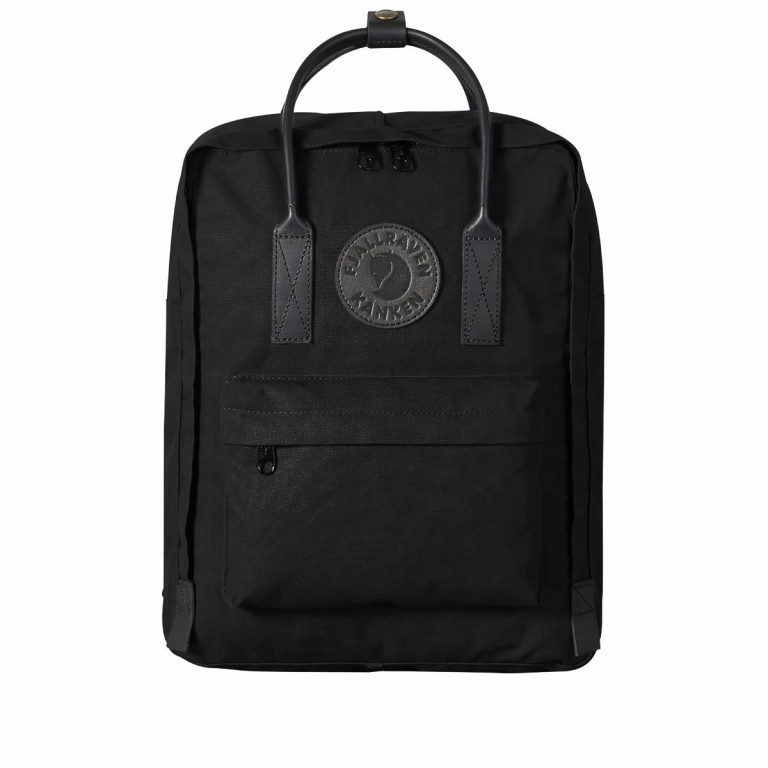 Freizeitrucksack Kånken No. 2 Black, Farbe: schwarz, Marke: Fjällräven, EAN: 7323450260354, Abmessungen in cm: 27x38x13, Bild 1 von 2