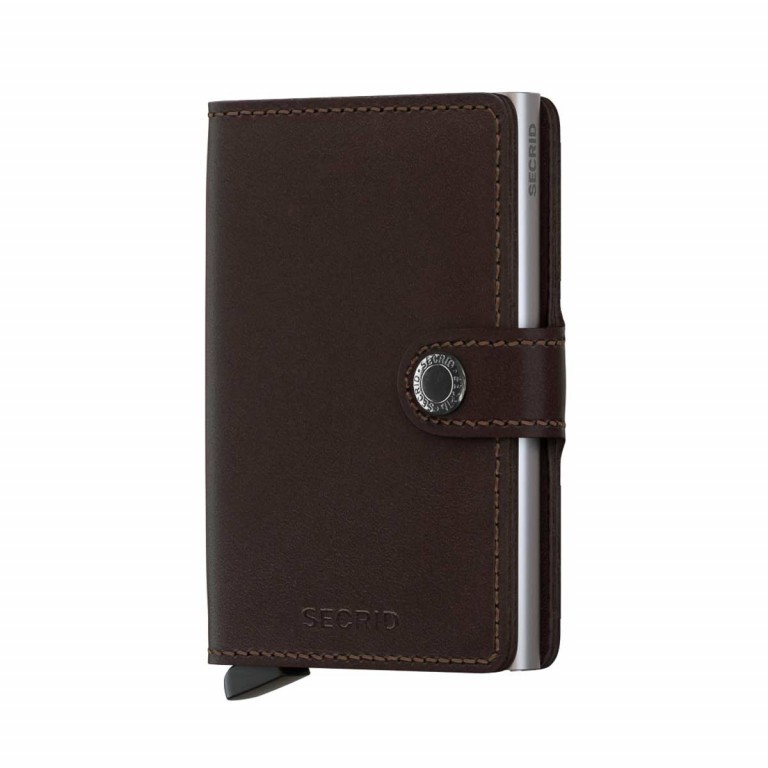 Geldbörse Miniwallet Original Brown, Farbe: braun, Marke: Secrid, EAN: 8718215281023, Abmessungen in cm: 6.8x10.2x2.1, Bild 1 von 5