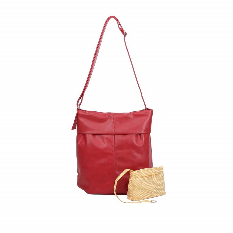 Beuteltasche Mademoiselle M14 vegan Red, Farbe: rot/weinrot, Marke: Zwei, EAN: 4250257902176, Bild 1 von 1