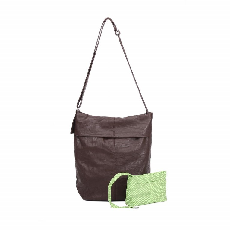 Beuteltasche Mademoiselle M14 vegan Brown, Farbe: braun, Marke: Zwei, EAN: 4250257902206, Bild 1 von 1