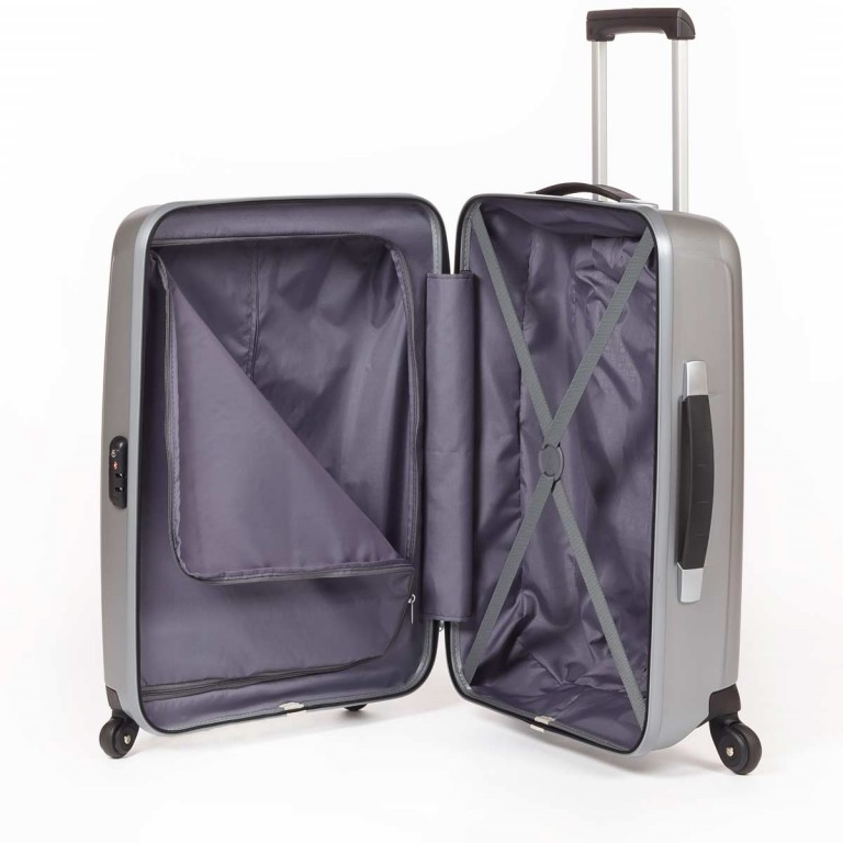 Koffer Velocita Spinner 55 Black, Farbe: schwarz, Marke: Samsonite, Abmessungen in cm: 40x55x20, Bild 2 von 6