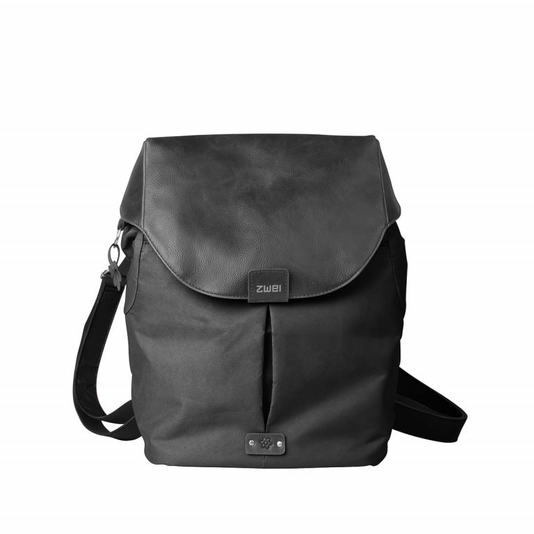 Rucksack Olli O12 vegan Black, Farbe: schwarz, Marke: Zwei, EAN: 4250257909878, Abmessungen in cm: 25x36x12, Bild 1 von 1