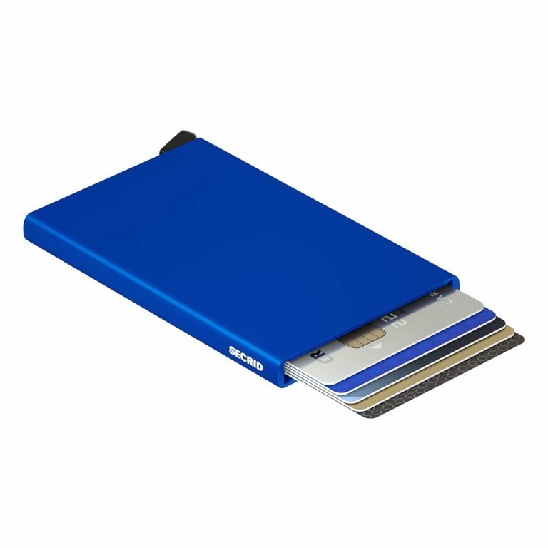 Kartenetui Cardprotector Blue, Farbe: blau/petrol, Marke: Secrid, EAN: 8718215280071, Abmessungen in cm: 6.3x10.2x0.8, Bild 1 von 3