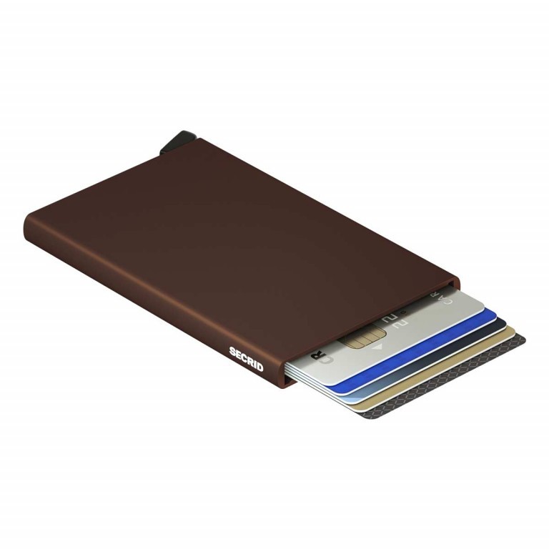 Kartenetui Cardprotector Brown, Farbe: braun, Marke: Secrid, EAN: 8718215280095, Abmessungen in cm: 6.3x10.2x0.8, Bild 1 von 3