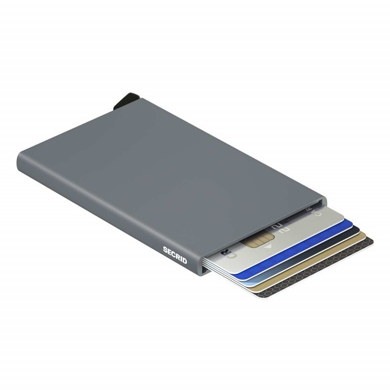 Kartenetui Cardprotector Titanium, Farbe: grau, Marke: Secrid, EAN: 8718215280040, Abmessungen in cm: 6.3x10.2x0.8, Bild 1 von 3
