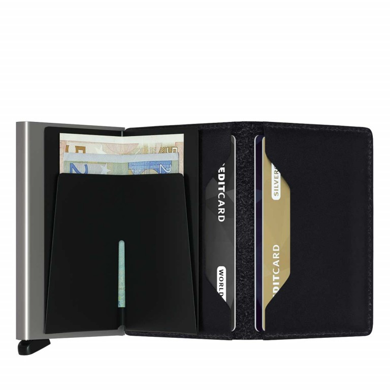 Geldbörse Slimwallet Original Black, Farbe: schwarz, Marke: Secrid, EAN: 8718215283003, Abmessungen in cm: 6.8x10.2x1.6, Bild 2 von 4