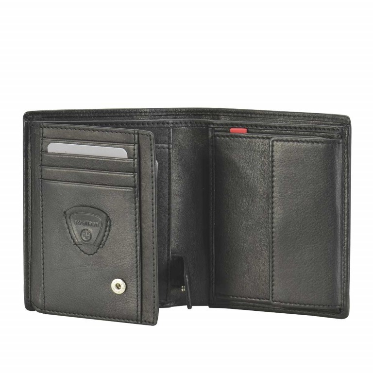 Geldbörse Oxford-Circus Billfold V8 Black, Farbe: schwarz, Marke: Strellson, EAN: 4006053046626, Abmessungen in cm: 10.5x12.5x2, Bild 2 von 2