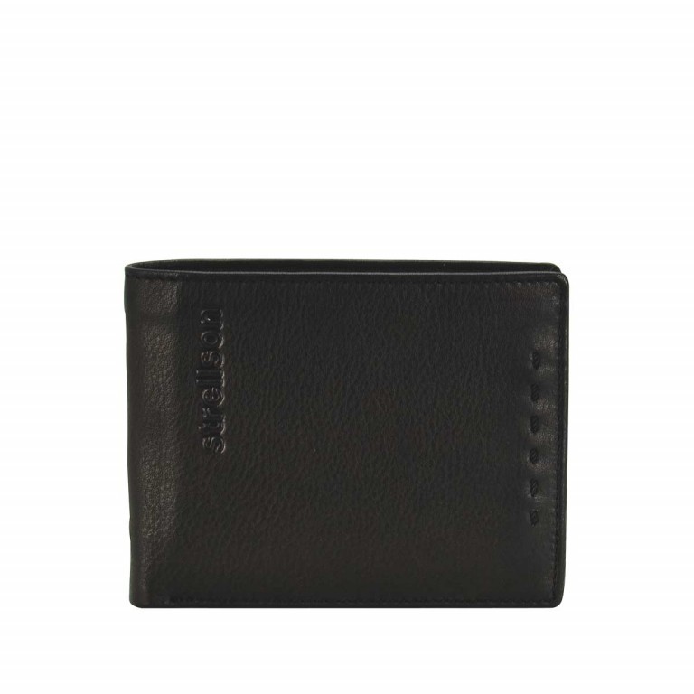 Geldbörse Oxford-Circus Billfold H7 Black, Farbe: schwarz, Marke: Strellson, EAN: 4006053046572, Abmessungen in cm: 12.5x9.5x2, Bild 1 von 3