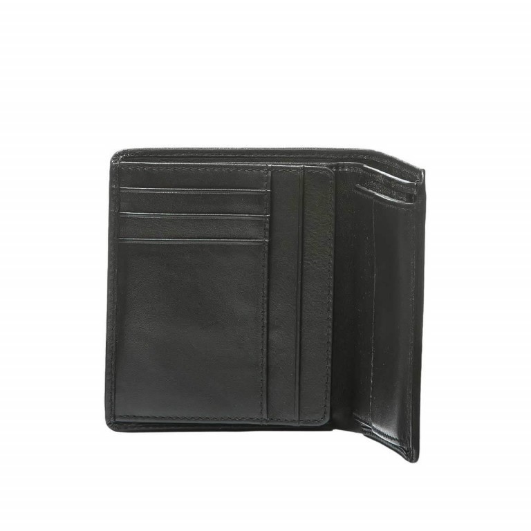 Geldbörse pocket 113 Black, Farbe: schwarz, Marke: Bree, EAN: 4038671117860, Abmessungen in cm: 11x12x2, Bild 2 von 2