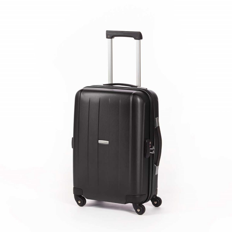 Koffer Velocita Spinner 55 Black, Farbe: schwarz, Marke: Samsonite, Abmessungen in cm: 40x55x20, Bild 1 von 6