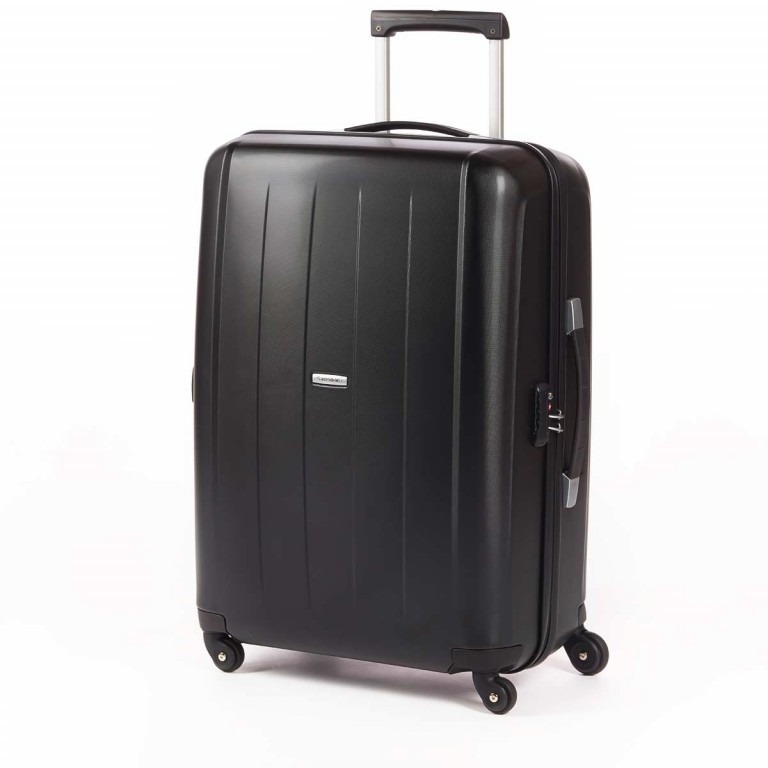 Koffer Velocita Spinner 74 Black, Farbe: schwarz, Marke: Samsonite, EAN: 5414847330452, Abmessungen in cm: 52x74x27, Bild 1 von 4