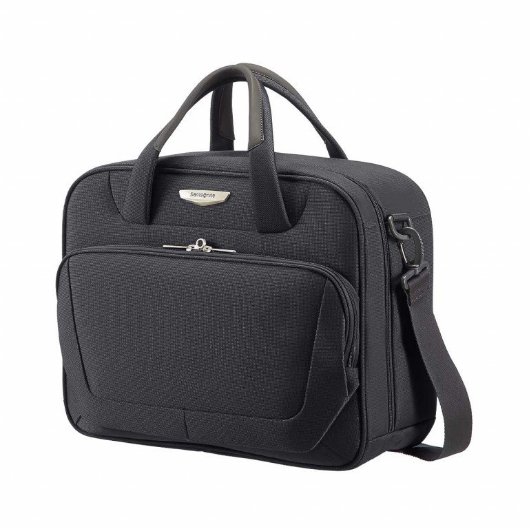 Bordtasche spark Shoulder Bag Black, Farbe: schwarz, Marke: Samsonite, Abmessungen in cm: 41x31x16, Bild 1 von 1