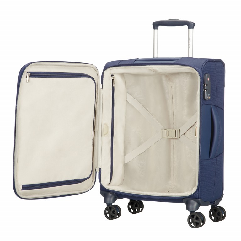 Koffer dynamo Spinner 55 Navy Blue, Farbe: blau/petrol, Marke: Samsonite, EAN: 5414847662287, Abmessungen in cm: 40x55x20, Bild 7 von 10