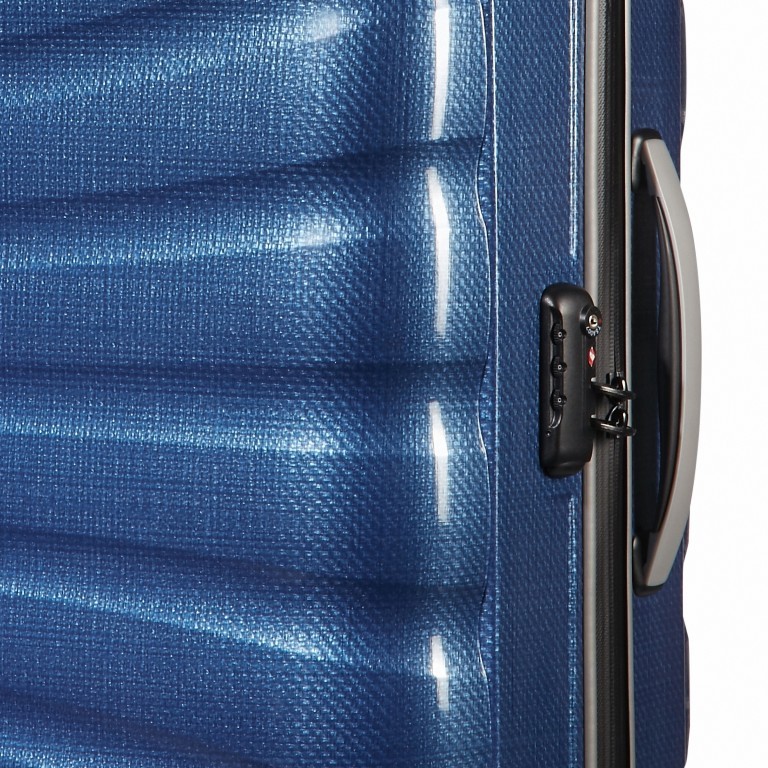 Koffer firelite Spinner 75 Dark Blue, Farbe: blau/petrol, Marke: Samsonite, Abmessungen in cm: 52x75x31, Bild 3 von 7