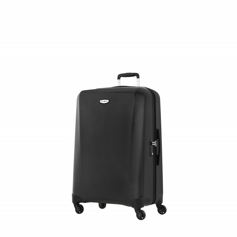 Koffer Klassik Spinner 55 Black, Farbe: schwarz, Marke: Samsonite, EAN: 5414847718021, Abmessungen in cm: 40x55x20, Bild 1 von 1