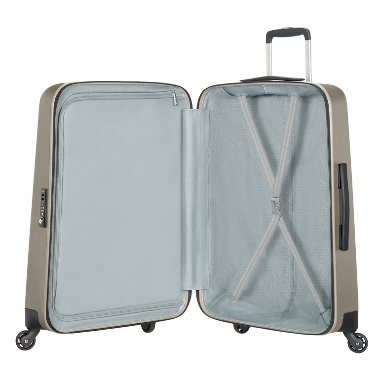 Koffer Klassik Spinner 75 Ivory, Farbe: beige, Marke: Samsonite, EAN: 5414847718120, Abmessungen in cm: 51x75x31, Bild 3 von 3