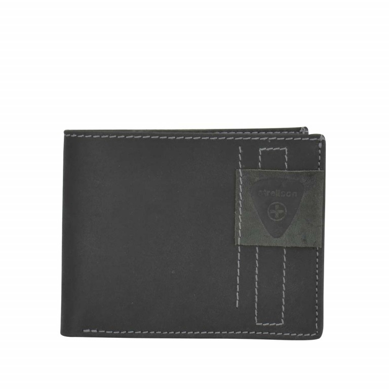 Geldbörse Richmond Billfold H6 Black, Farbe: schwarz, Marke: Strellson, EAN: 4053533141876, Abmessungen in cm: 11.5x9.5x2, Bild 1 von 2