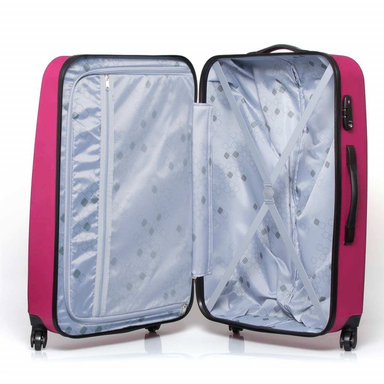 Koffer Robusto 77 cm Pink, Farbe: rosa/pink, Marke: Travelite, Abmessungen in cm: 50x77x31, Bild 2 von 5