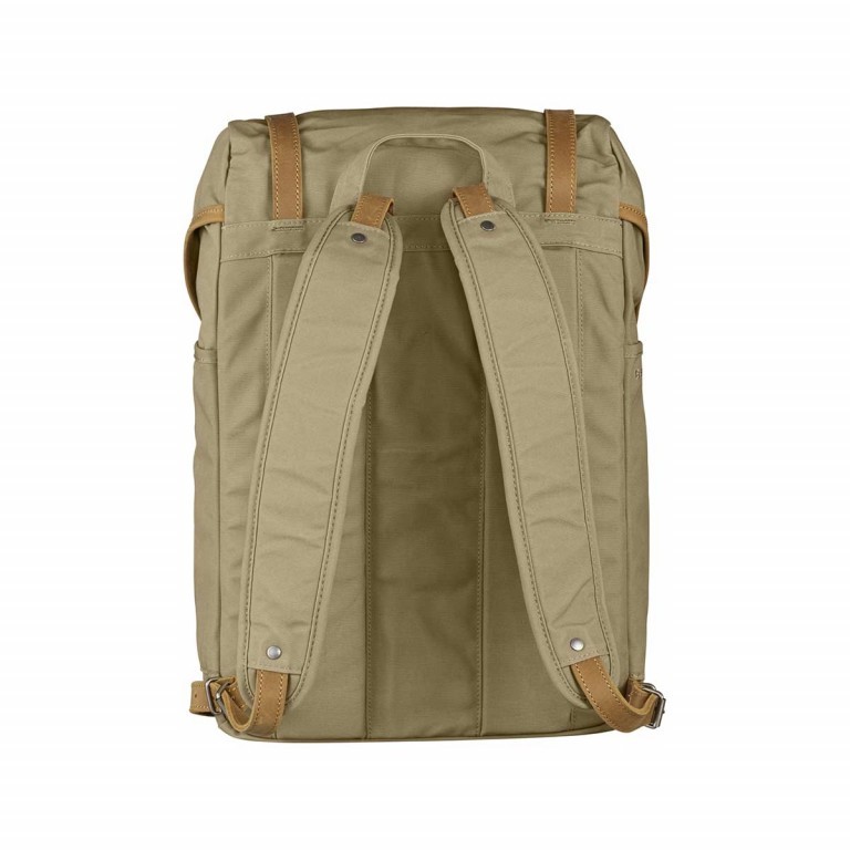 Rucksack No. 21 Medium Volumen 20 Liter Sand, Farbe: taupe/khaki, Marke: Fjällräven, EAN: 7323450014872, Abmessungen in cm: 44x28x13, Bild 2 von 5