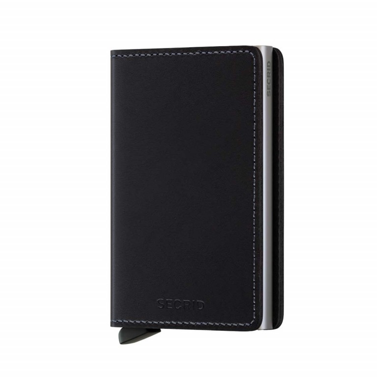 Geldbörse Slimwallet Original Black, Farbe: schwarz, Marke: Secrid, EAN: 8718215283003, Abmessungen in cm: 6.8x10.2x1.6, Bild 1 von 4