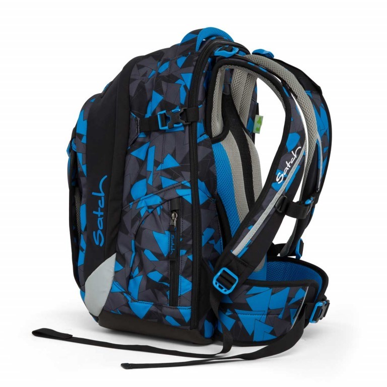 Rucksack Match Blue Triangle, Farbe: blau/petrol, Marke: Satch, EAN: 4057081005215, Bild 5 von 7