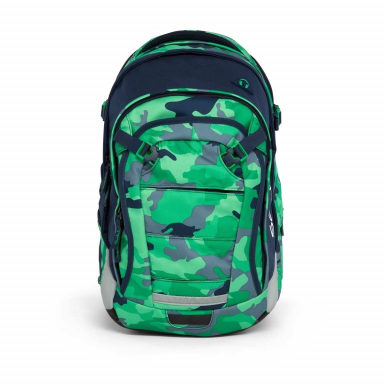 Rucksack Match Grün Grau Camouflage, Farbe: blau/petrol, grün/oliv, Marke: Satch, EAN: 4057081005239, Bild 1 von 7