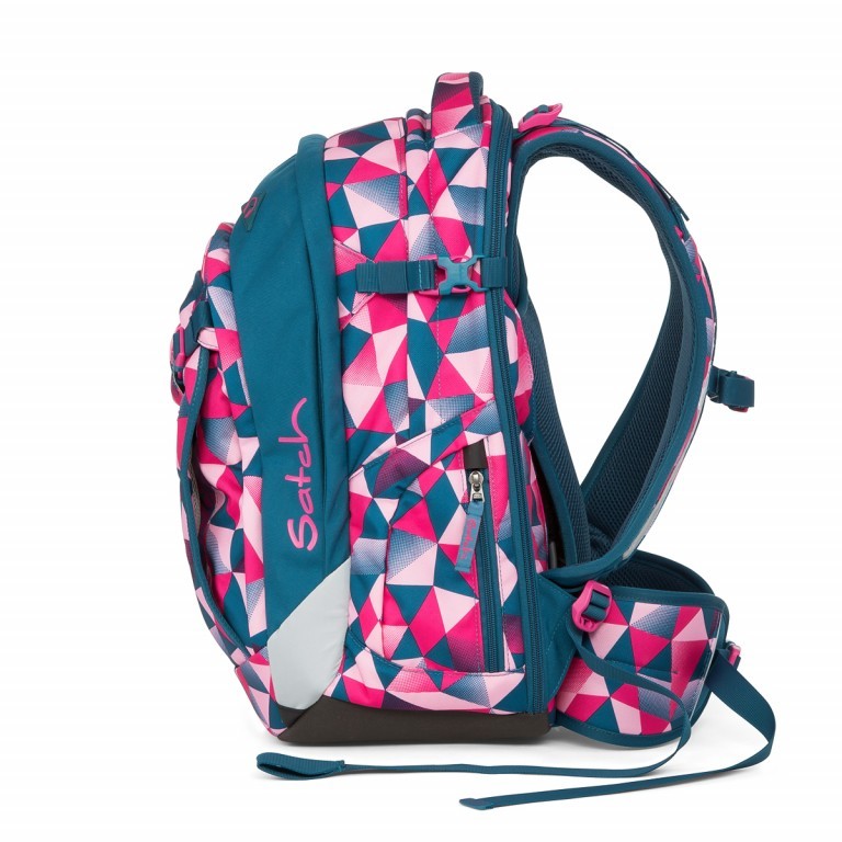 Rucksack Match Pink Crush, Farbe: rot/weinrot, rosa/pink, Marke: Satch, EAN: 4057081012565, Bild 3 von 5