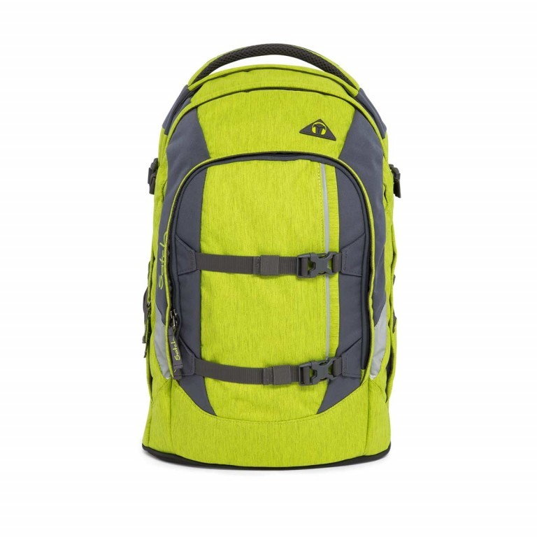 Rucksack Pack Ginger Lime, Farbe: grün/oliv, gelb, Marke: Satch, EAN: 4057081005147, Abmessungen in cm: 30x45x22, Bild 1 von 17