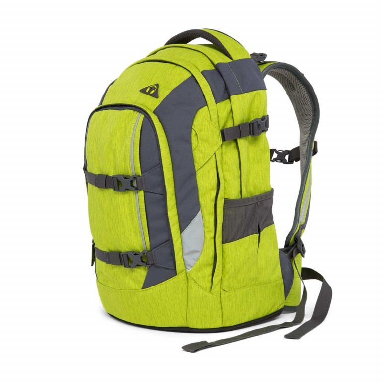 Rucksack Pack Ginger Lime, Farbe: grün/oliv, gelb, Marke: Satch, EAN: 4057081005147, Abmessungen in cm: 30x45x22, Bild 2 von 17