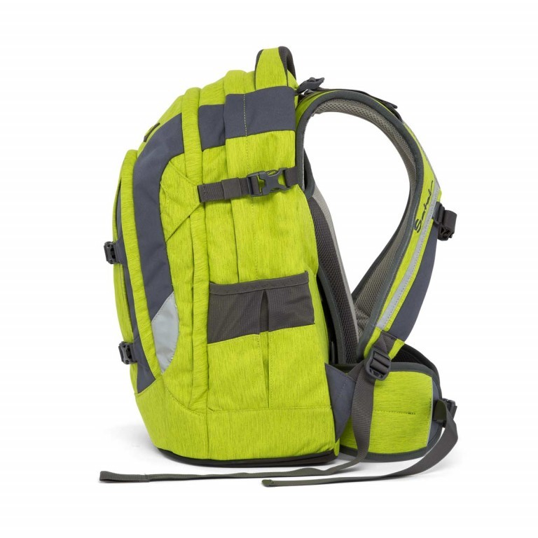 Rucksack Pack Ginger Lime, Farbe: grün/oliv, gelb, Marke: Satch, EAN: 4057081005147, Abmessungen in cm: 30x45x22, Bild 3 von 17