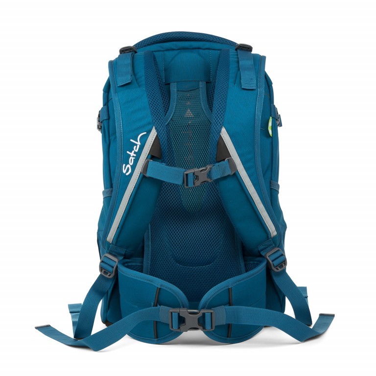 Rucksack Pack Canny Petrol Meliert, Farbe: blau/petrol, Marke: Satch, EAN: 4057081012503, Abmessungen in cm: 30x45x22, Bild 4 von 14