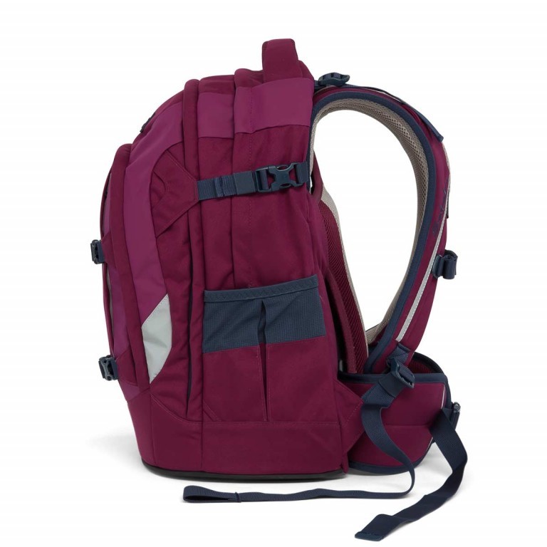 Rucksack Pack Pure Purple, Farbe: rot/weinrot, Marke: Satch, EAN: 4057081005178, Abmessungen in cm: 30x45x22, Bild 3 von 17