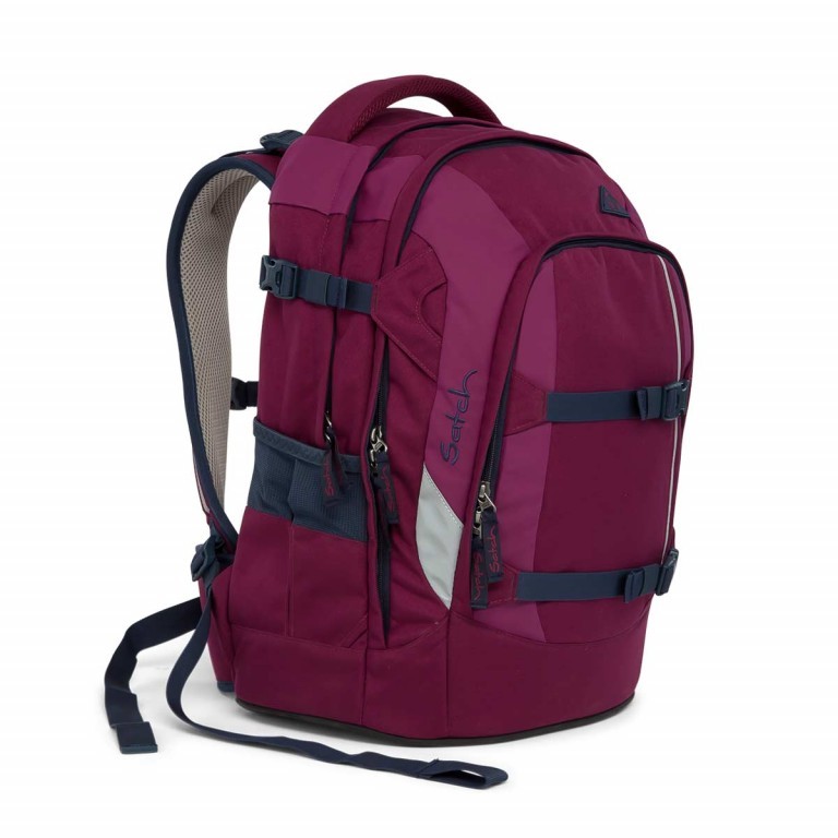 Rucksack Pack Pure Purple, Farbe: rot/weinrot, Marke: Satch, EAN: 4057081005178, Abmessungen in cm: 30x45x22, Bild 7 von 17