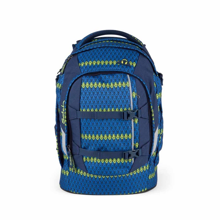 Rucksack Feat. MyBoshi Blue Boshi, Farbe: blau/petrol, Marke: Satch, EAN: 4260389768311, Abmessungen in cm: 30x45x22, Bild 2 von 6