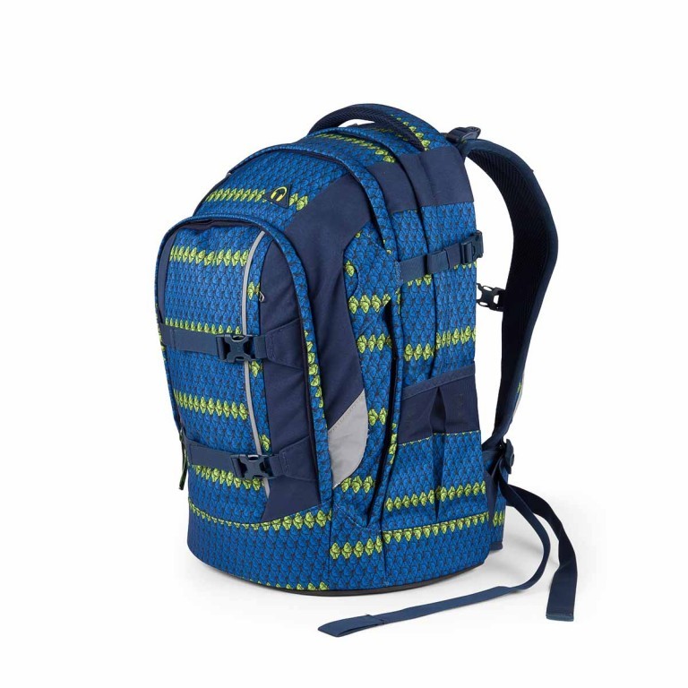 Rucksack Feat. MyBoshi Blue Boshi, Farbe: blau/petrol, Marke: Satch, EAN: 4260389768311, Abmessungen in cm: 30x45x22, Bild 3 von 6