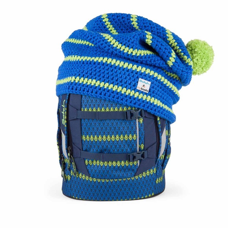 Rucksack Feat. MyBoshi Blue Boshi, Farbe: blau/petrol, Marke: Satch, EAN: 4260389768311, Abmessungen in cm: 30x45x22, Bild 1 von 6