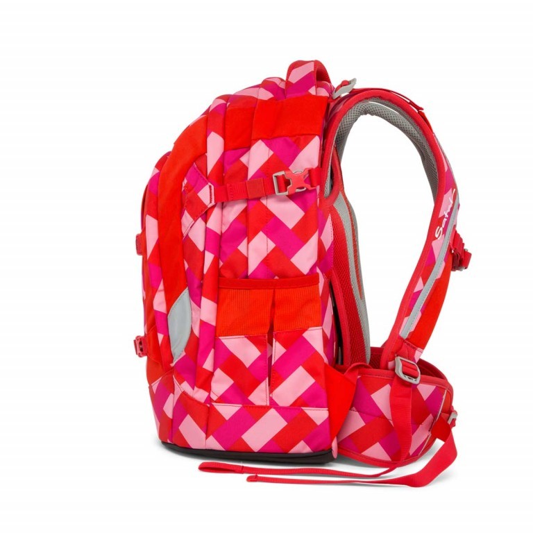 Rucksack Pack Chaka Cherry, Farbe: rot/weinrot, rosa/pink, Marke: Satch, EAN: 4057081005161, Abmessungen in cm: 30x45x22, Bild 3 von 17