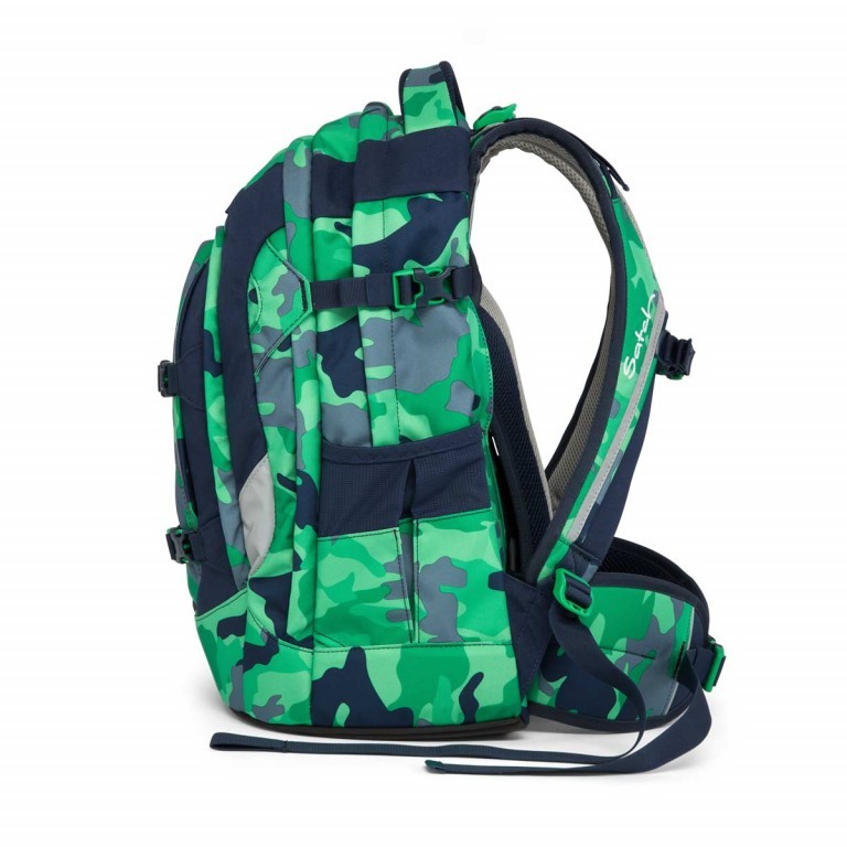 Rucksack Pack Grün Grau Camouflage, Farbe: grün/oliv, Marke: Satch, EAN: 4057081005154, Abmessungen in cm: 30x45x22, Bild 3 von 17