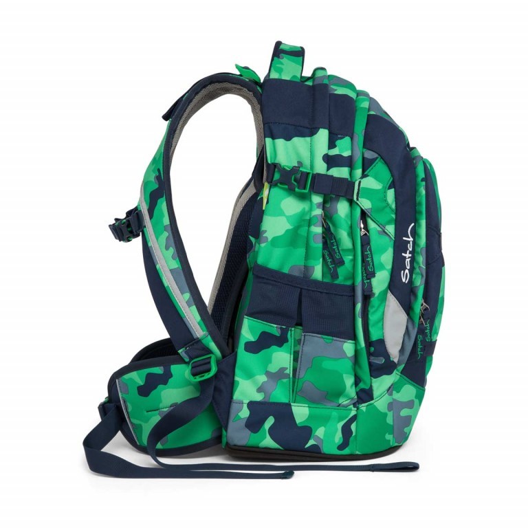Rucksack Pack Grün Grau Camouflage, Farbe: grün/oliv, Marke: Satch, EAN: 4057081005154, Abmessungen in cm: 30x45x22, Bild 6 von 17