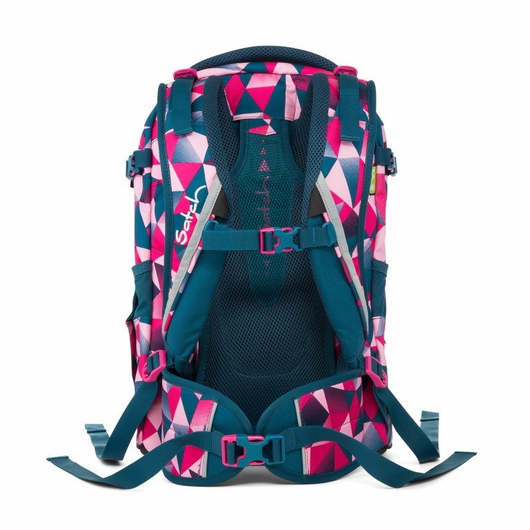 Rucksack Pack Pink Crush, Farbe: rot/weinrot, rosa/pink, Marke: Satch, EAN: 4057081012466, Abmessungen in cm: 30x45x22, Bild 4 von 14