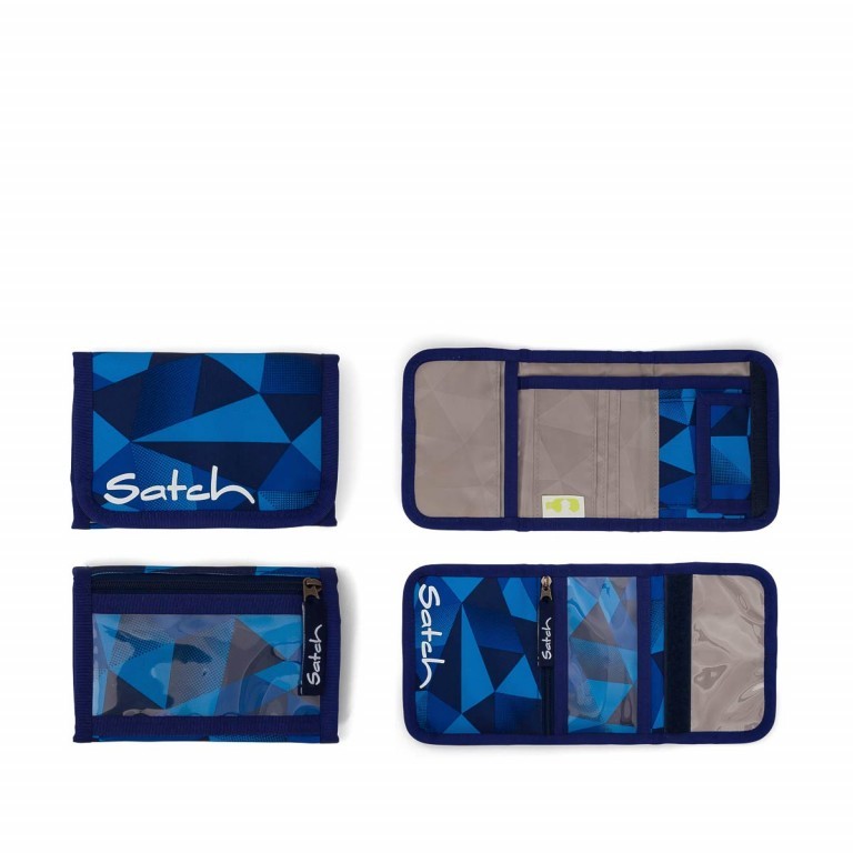 Geldbeutel Blue Crush, Farbe: blau/petrol, Marke: Satch, EAN: 4057081005642, Abmessungen in cm: 13x8.5x2, Bild 1 von 8