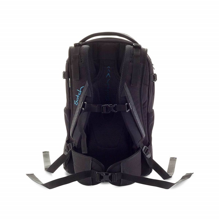 Rucksack Pack Black Bounce, Farbe: schwarz, Marke: Satch, EAN: 4057081023592, Abmessungen in cm: 30x45x22, Bild 3 von 13