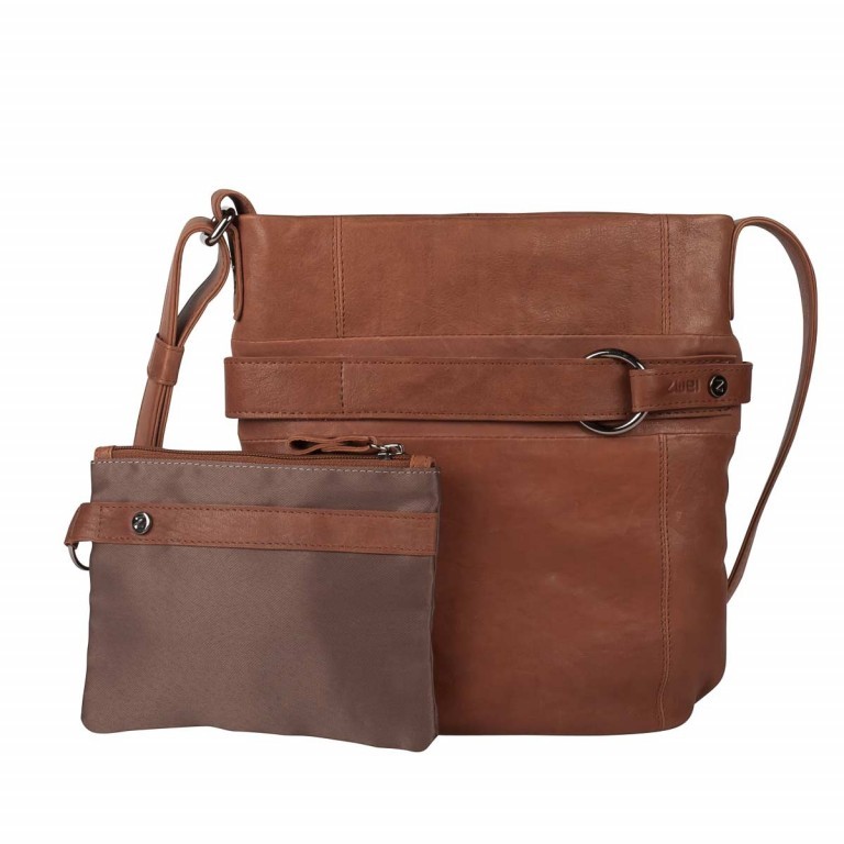 Beuteltasche Siena SI10 Kamel, Farbe: cognac, Marke: Zwei, EAN: 4250257910089, Abmessungen in cm: 25x26x8, Bild 1 von 1