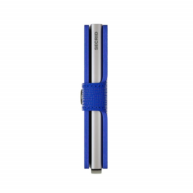 Geldbörse Miniwallet Crisple Cobalt, Farbe: blau/petrol, Marke: Secrid, Abmessungen in cm: 6.8x10.2x1.6, Bild 3 von 3