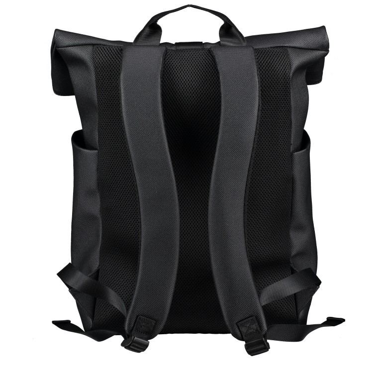 Rucksack Blackhorse Backpack LVF Black, Farbe: schwarz, Marke: Strellson, EAN: 4053533851393, Abmessungen in cm: 32x45x14, Bild 4 von 5