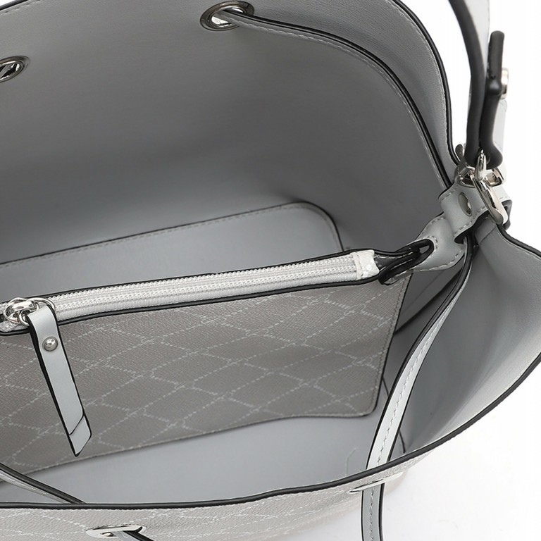 Beuteltasche Anastasia Light Grey, Farbe: grau, Marke: Tamaris, EAN: 4063512025318, Abmessungen in cm: 27x25x17, Bild 4 von 5