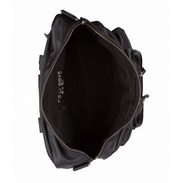 Tasche The Bag Black, Farbe: schwarz, Marke: Cowboysbag, Abmessungen in cm: 42x27x15, Bild 3 von 5